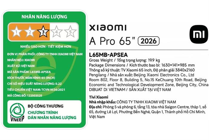 Google Tivi QLED Xiaomi 4K A Pro 75 inch L75MB-APSEA 2026